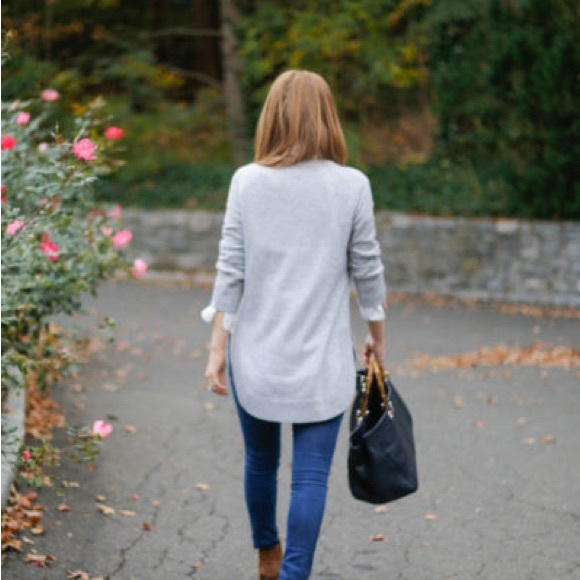 J.Crew Collection Italian Cashmere Tunic Pull Over Sweater - Picture 3 of 9